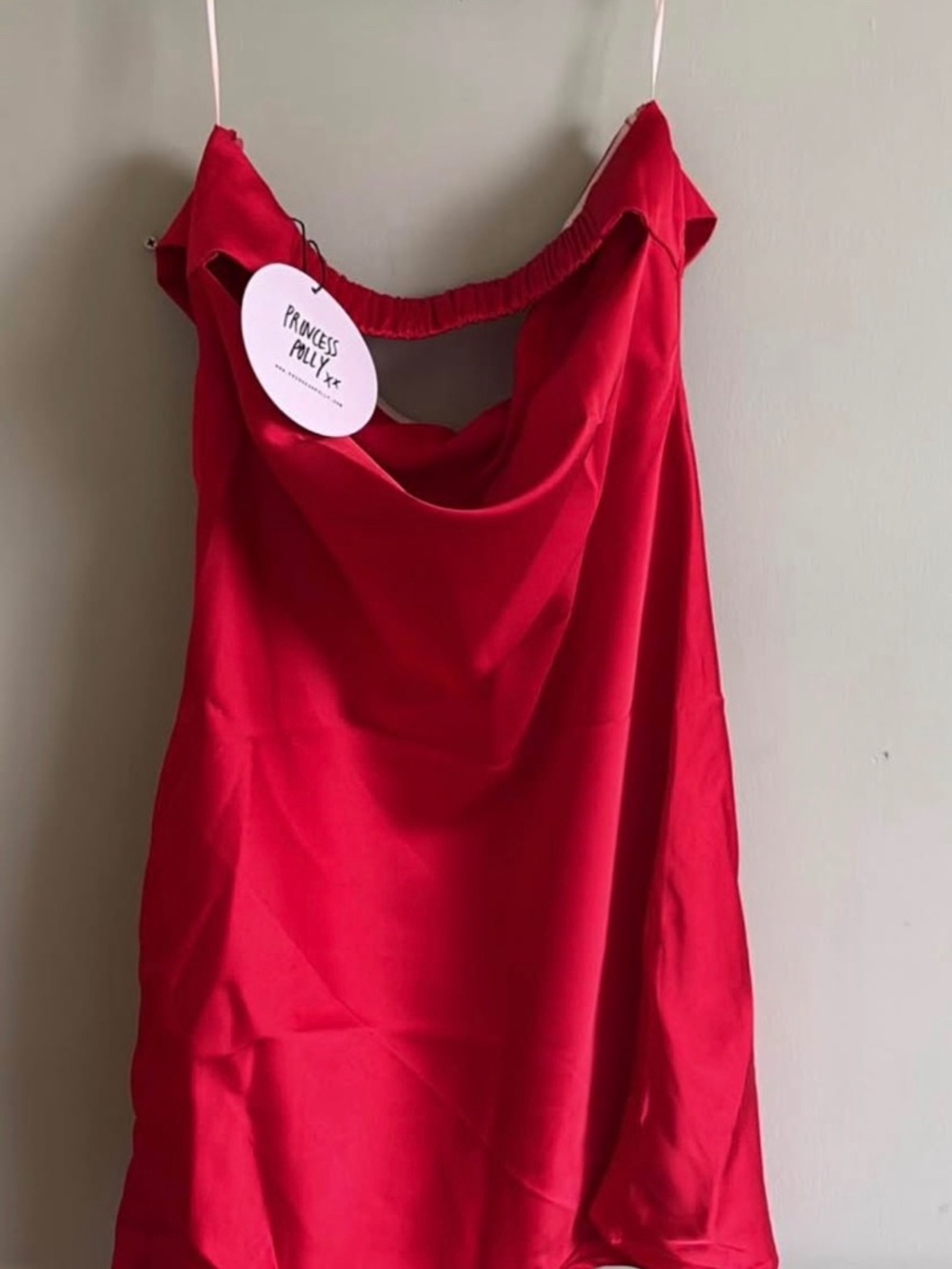 Princess Polly Red Dress Size 6 - Picture 4 of 4